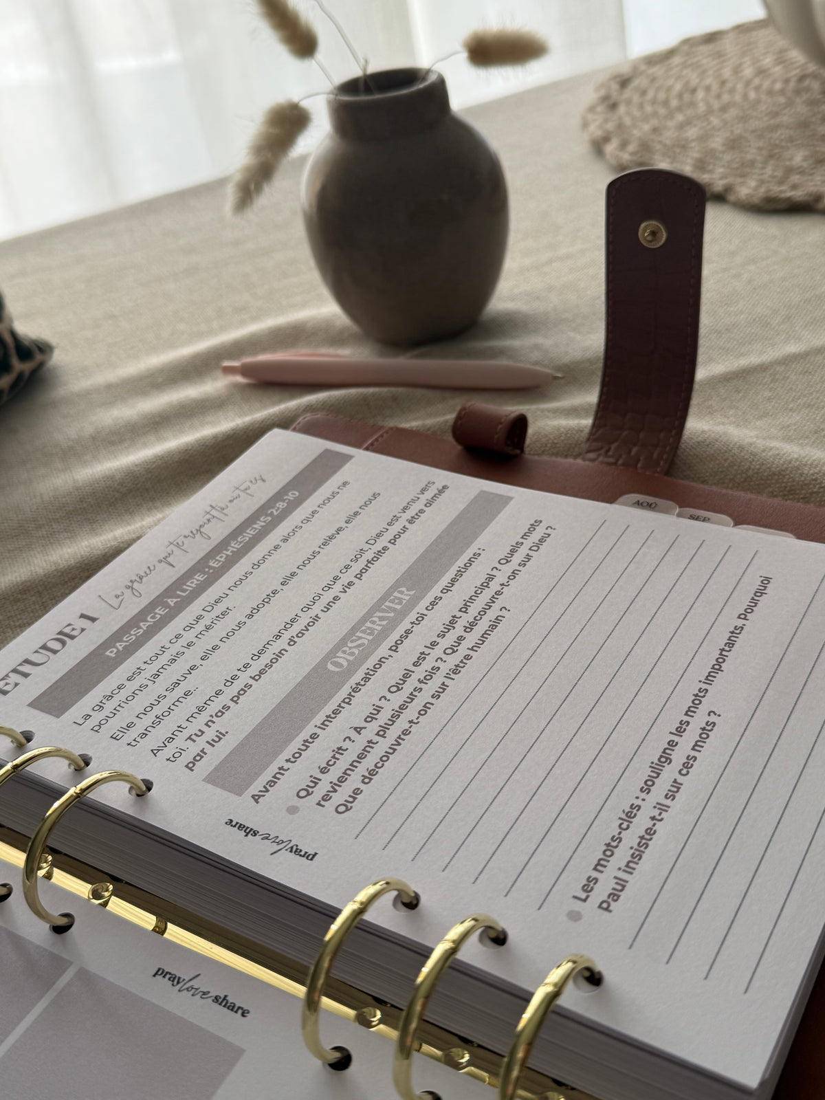 Agenda Femme non daté