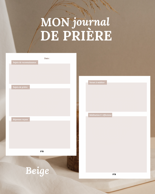 Journal de prière