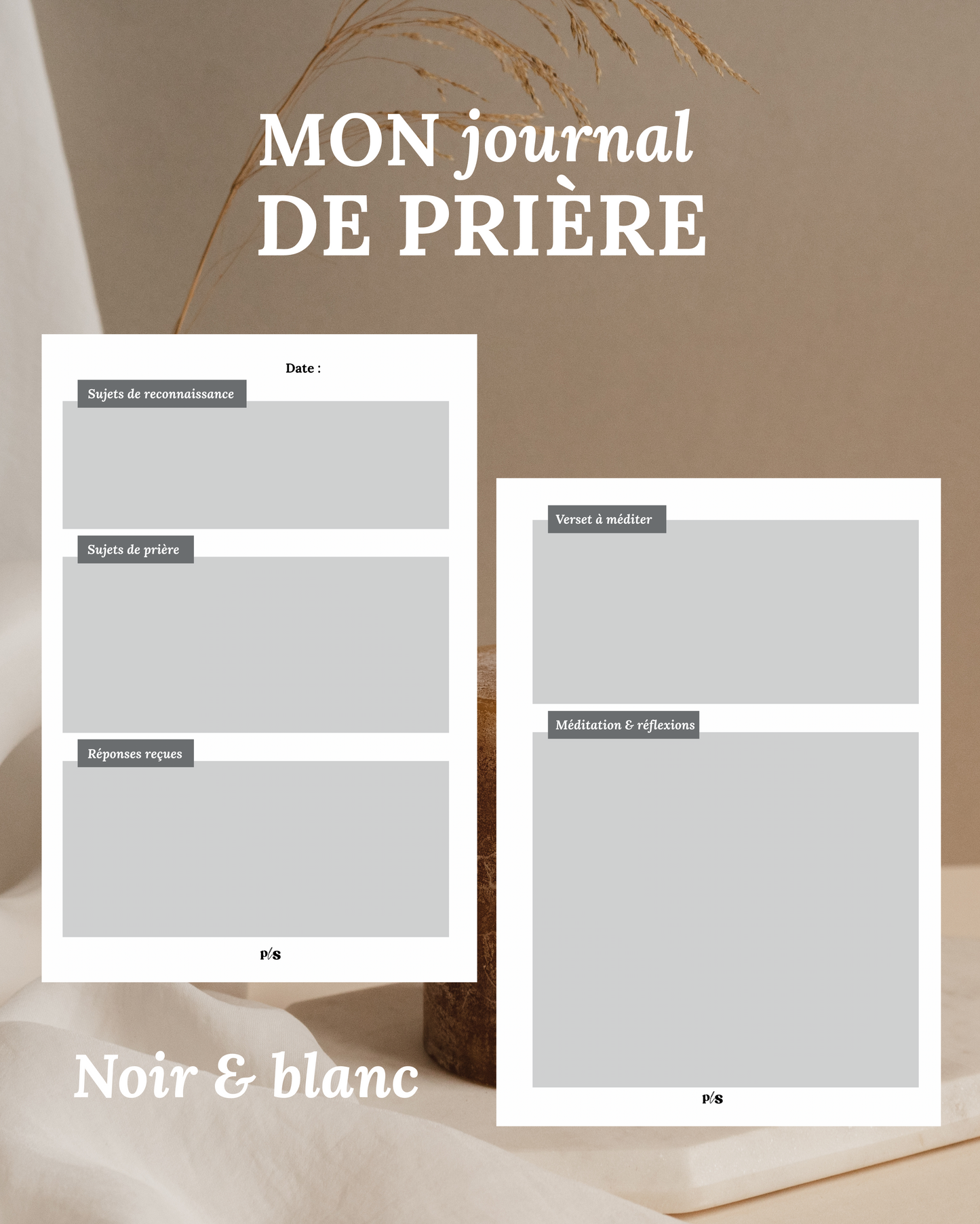 Journal de prière
