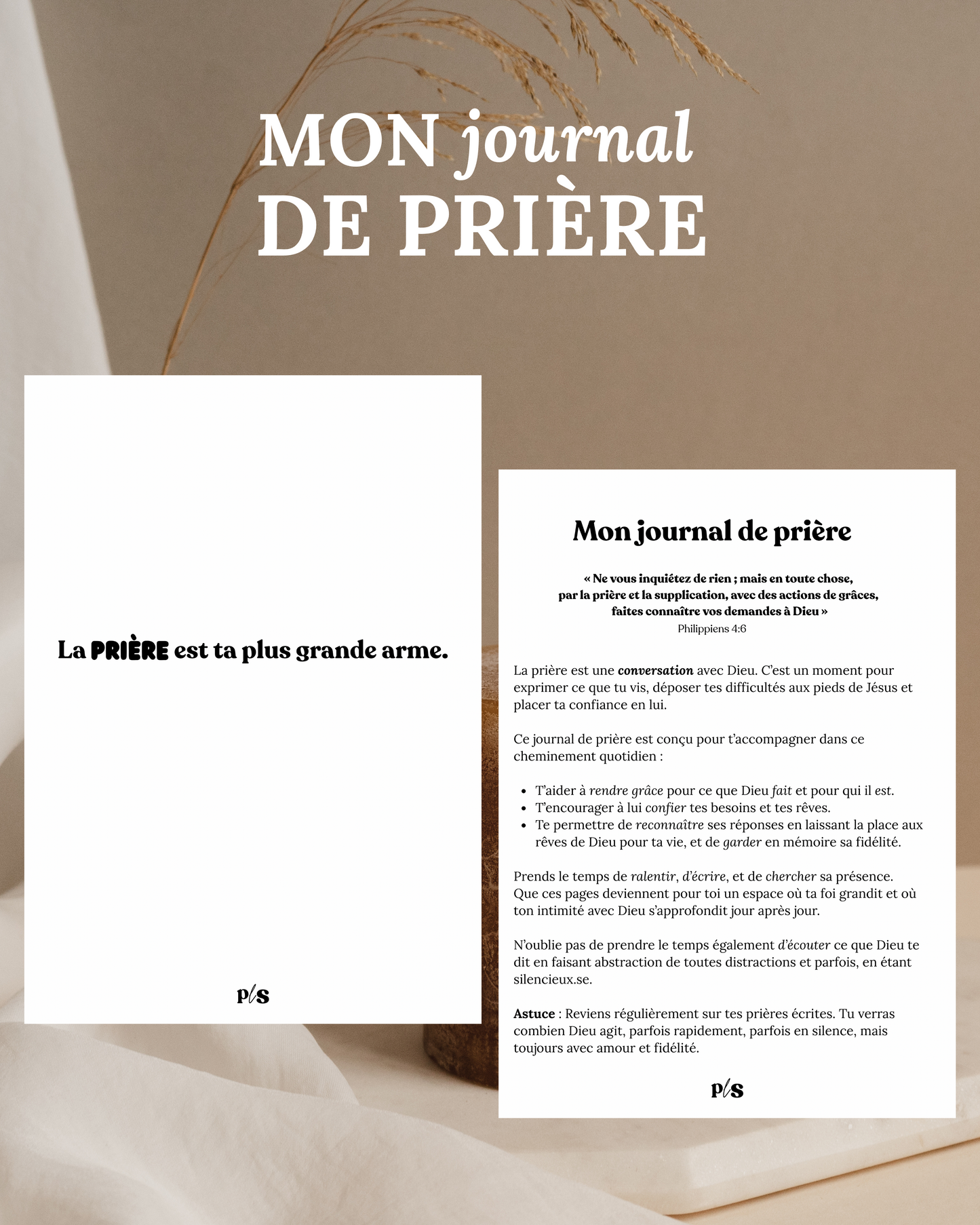 Journal de prière