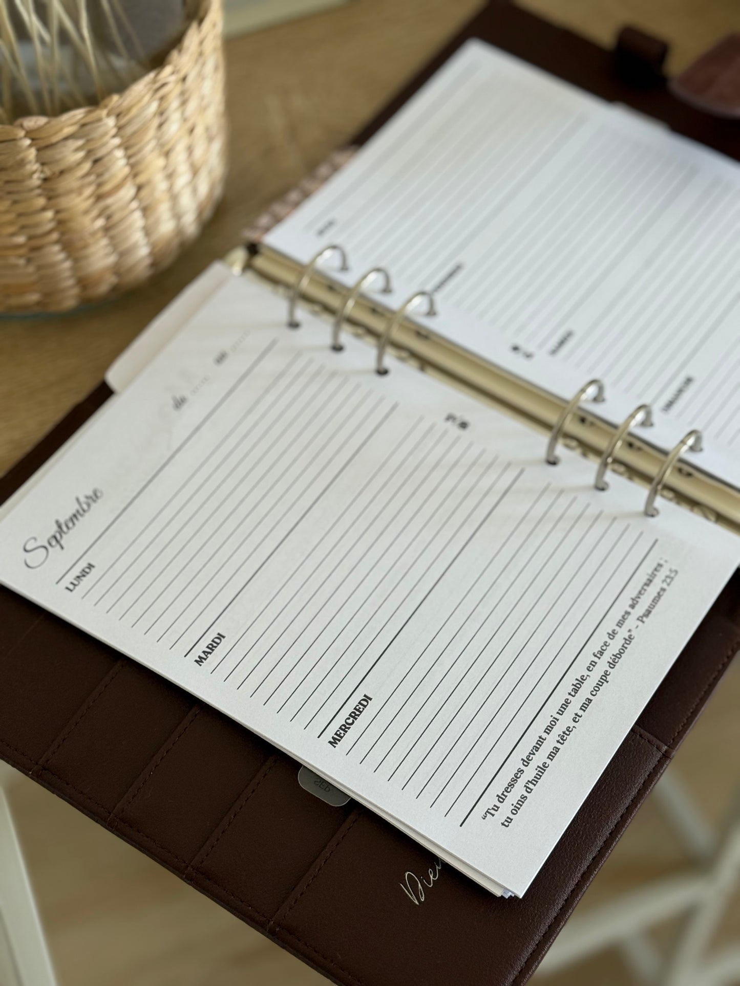 Agenda semainier Introspectif (non daté)