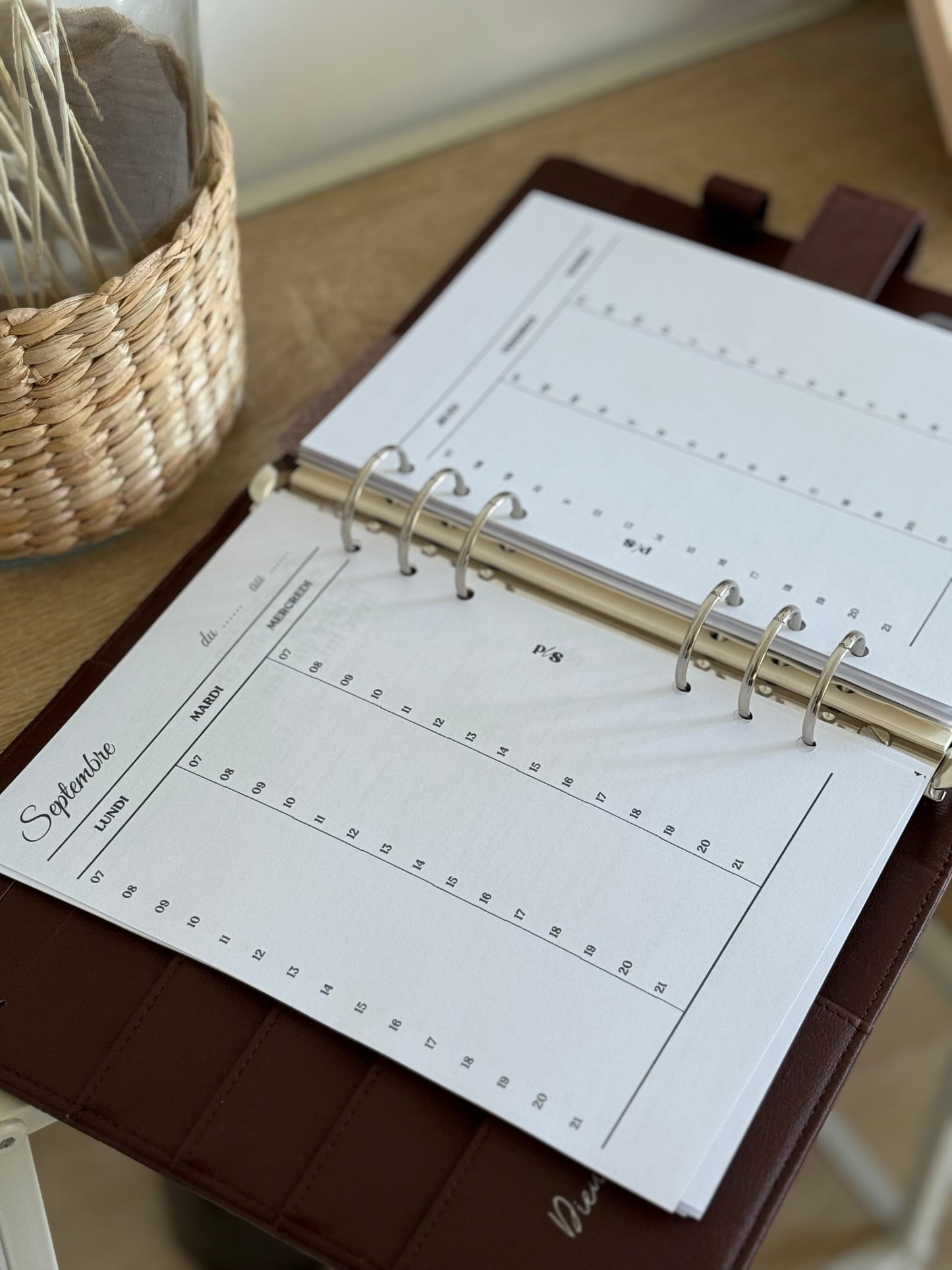 Agenda semainier Créatif (non daté)