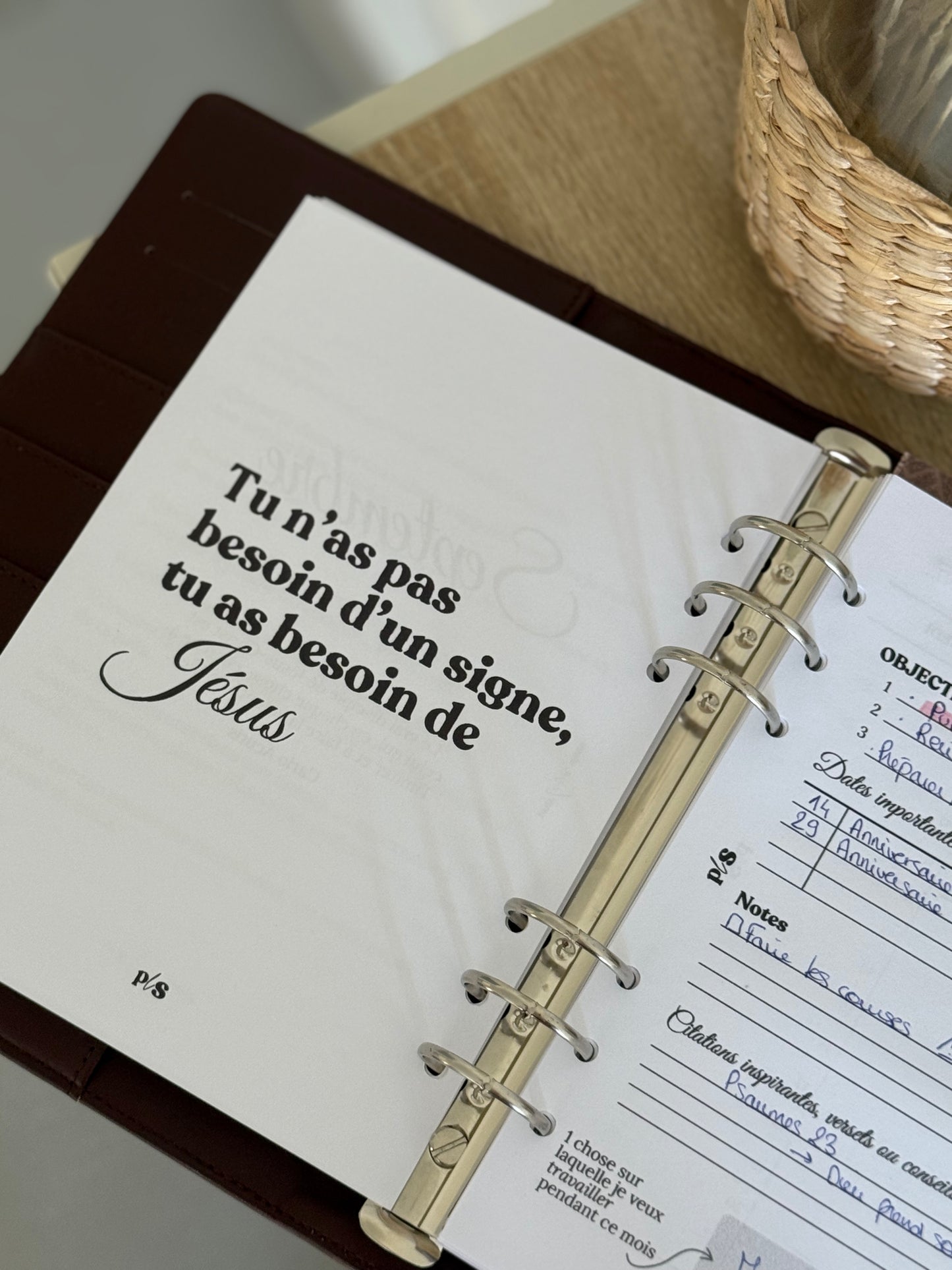 Agenda semainier Créatif (non daté)