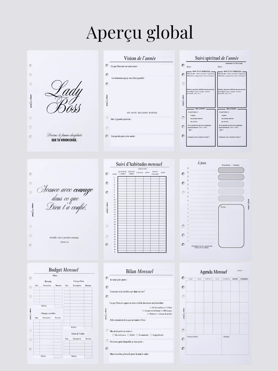 Planner Lady Boss
