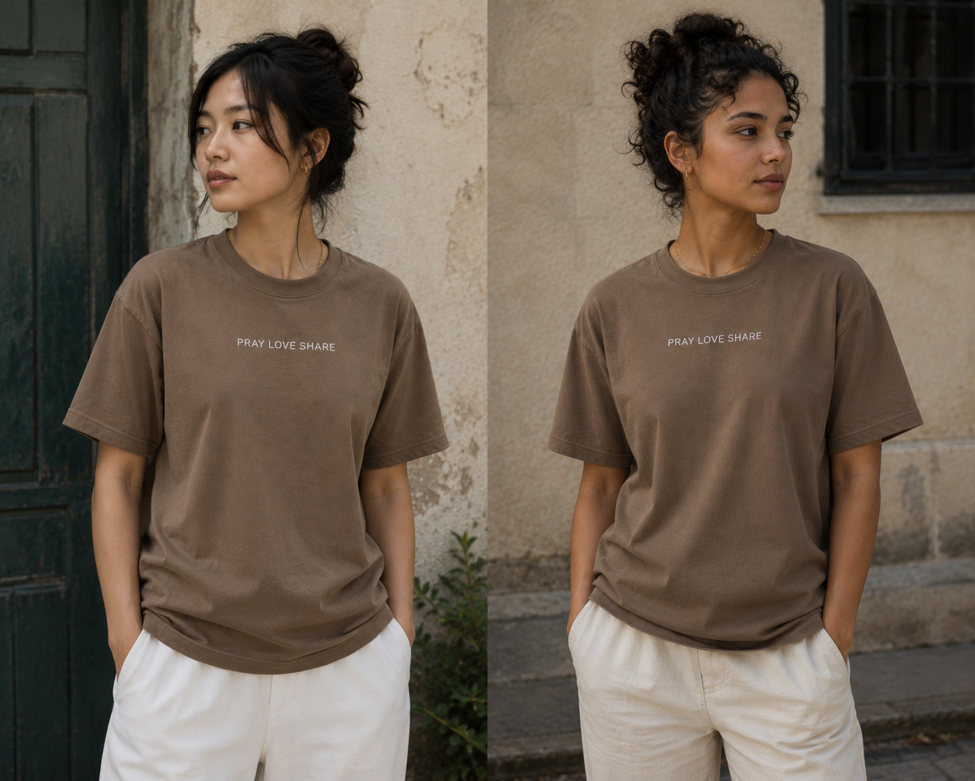 T-shirt "Bâti sur le roc"