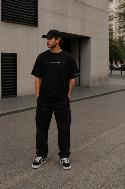 T-shirt "Built on faith"