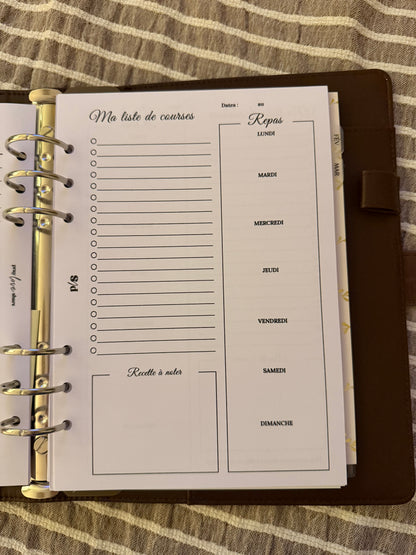 Ma liste de courses & menu