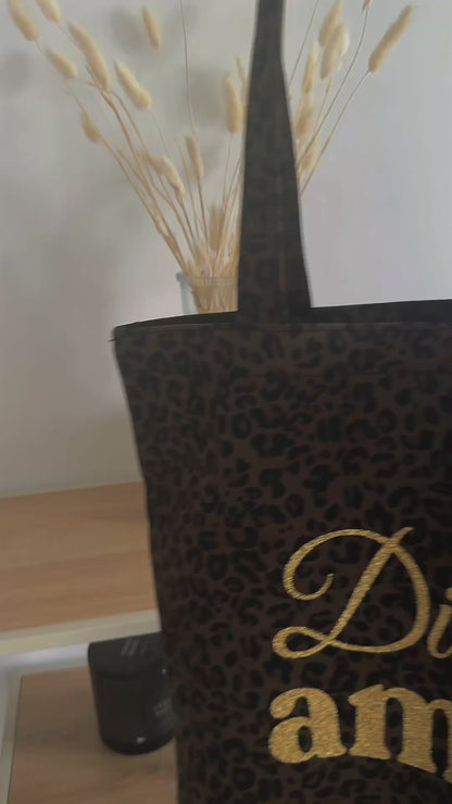 Tote Bag léopard