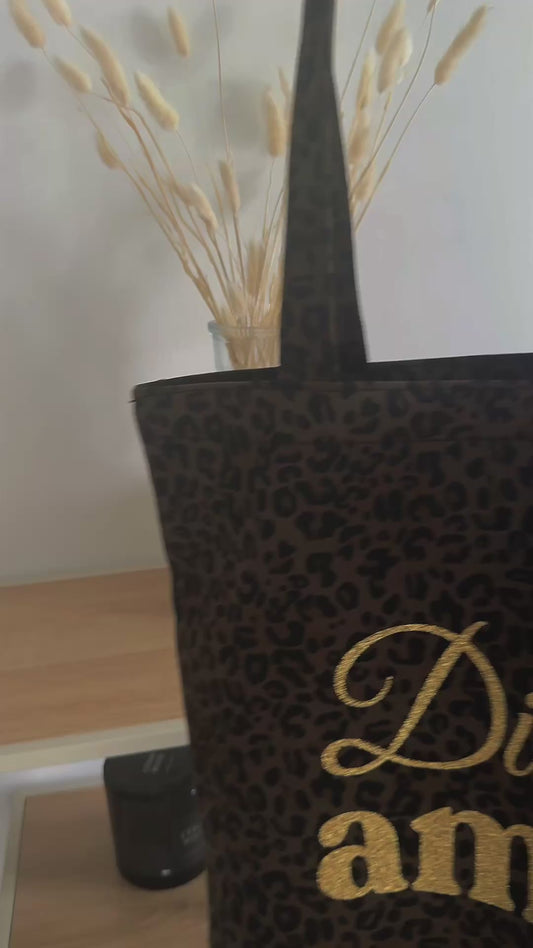 Tote Bag léopard